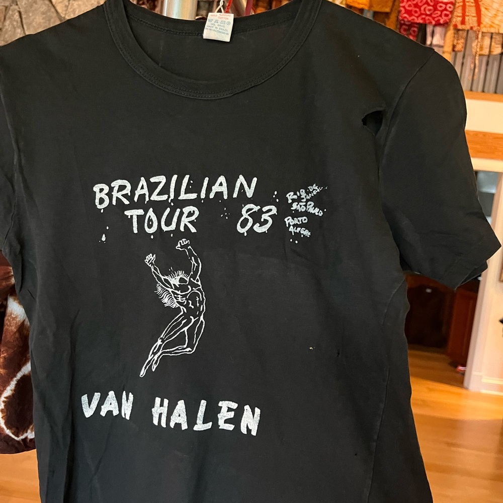 Van Halen Brazilian Tour '83 Black T-Shirt
